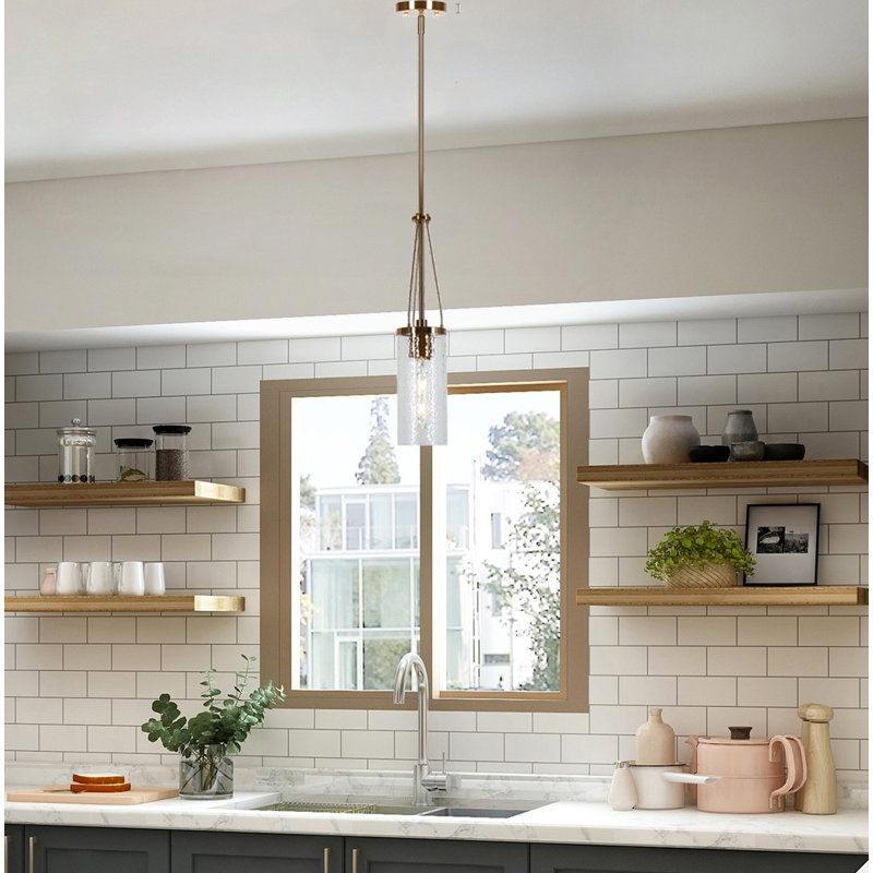 Mercer41 Aeronwen 1 - Light Kitchen Island Pendant & Reviews | Wayfair